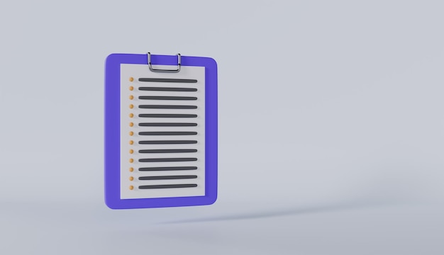 Ilustración del icono de la escalera de la lista de comprobación del informe en papel de clipboard para el diseño de sitios web de éxito empresarial