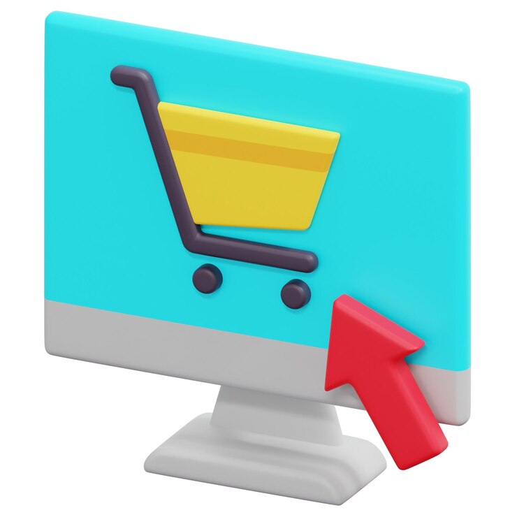 Foto ilustración de icono de procesamiento 3d en línea