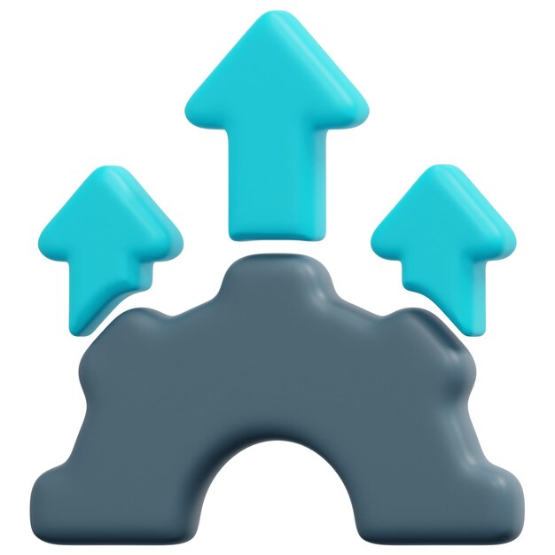 ilustración de icono de renderizado 3d de desarrollo