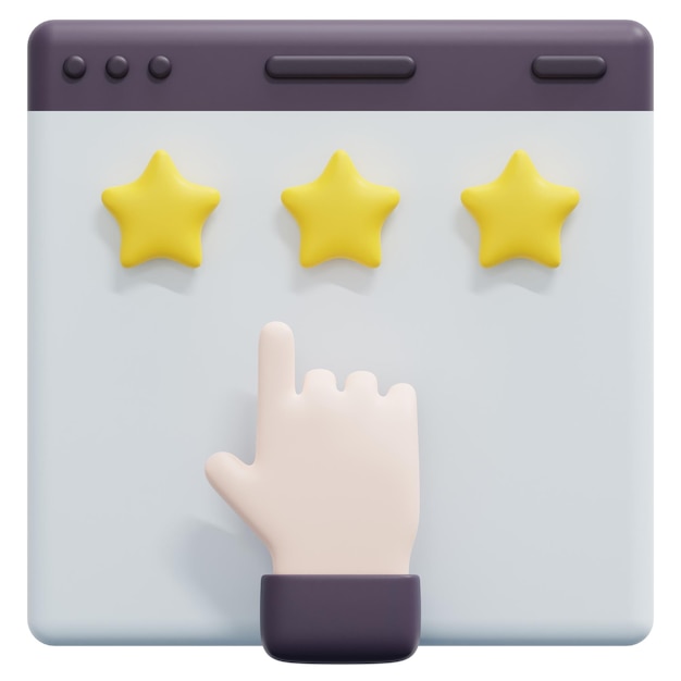 ilustración de icono de renderizado 3d web