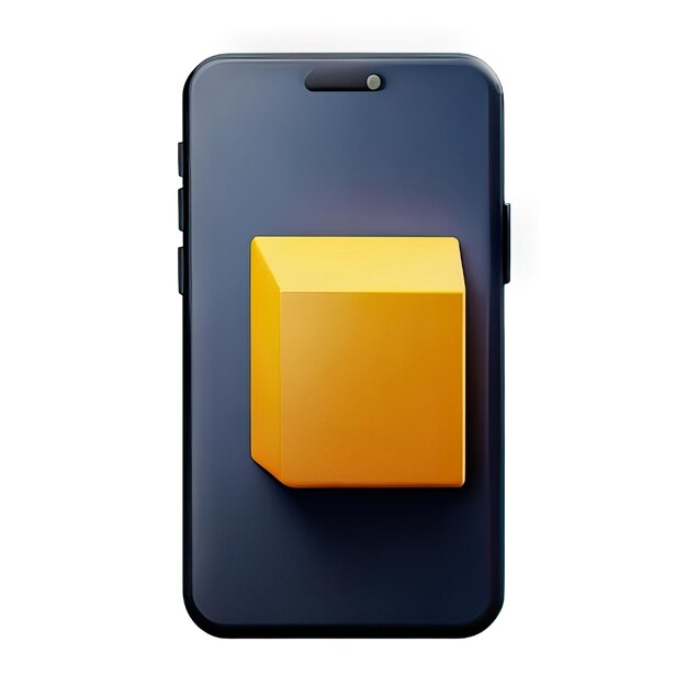 Foto ilustración del icono de teléfono inteligente en 3d