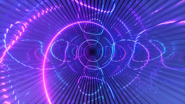 Ilustración de iluminación moderna en 3D