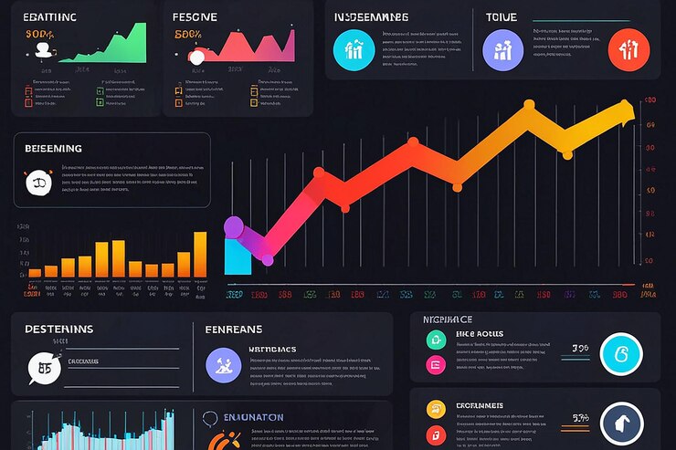 Foto ilustración de infografías vectoriales plantilla de diseño de información de negocios gráfico de presentación con 5 opciones