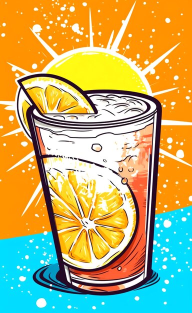 ilustración de jugo