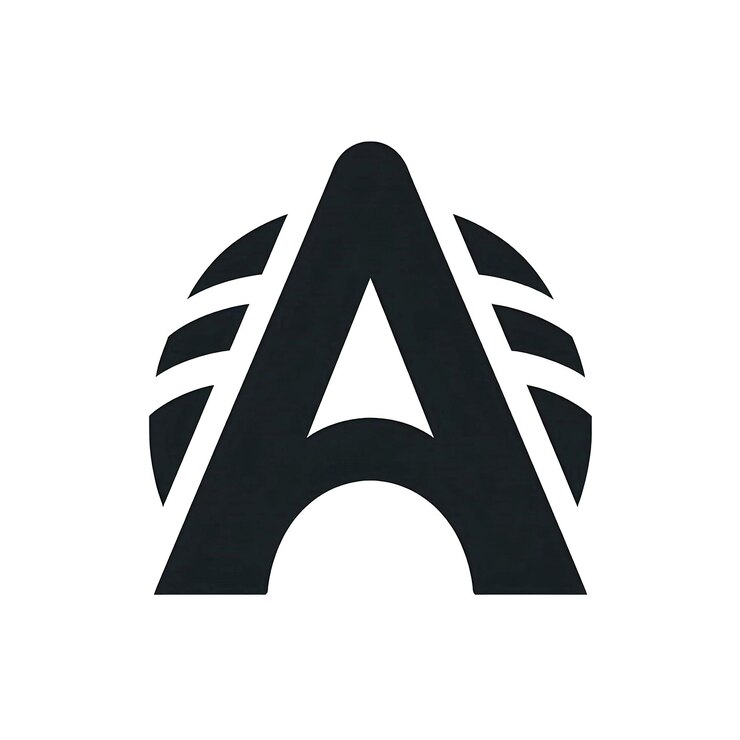 Foto ilustración de una letra diseño sencillo del logotipo