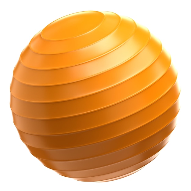 Ilustración licuadora renderizado 3d gimnasio y pelota de fitness
