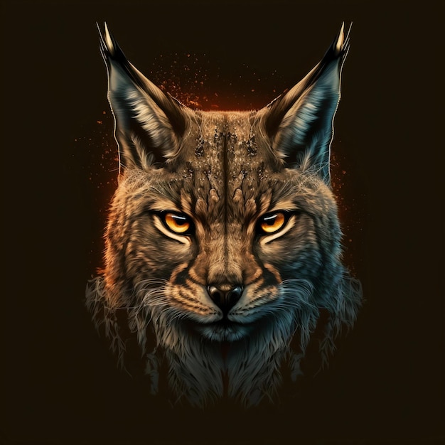 Ilustración de lince