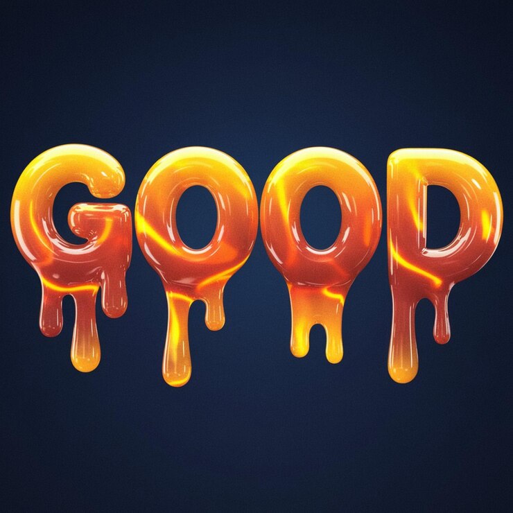 Foto ilustración del logotipo de la frase good