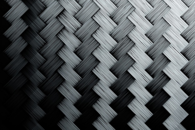 Ilustración de malla de carbono negro 3D. Textura grunge. Patrón de grunge caótico geométrico abstracto. Adorno dibujado a mano de color de contraste brillante con textura de fondo.