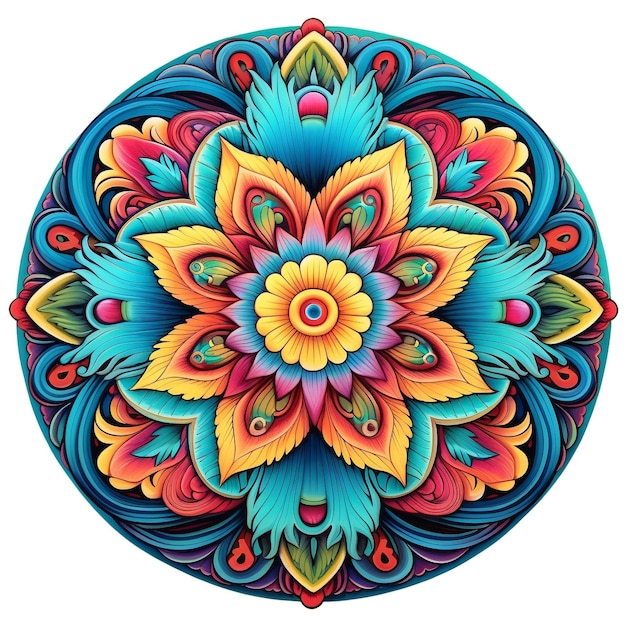 Ilustración de mandala