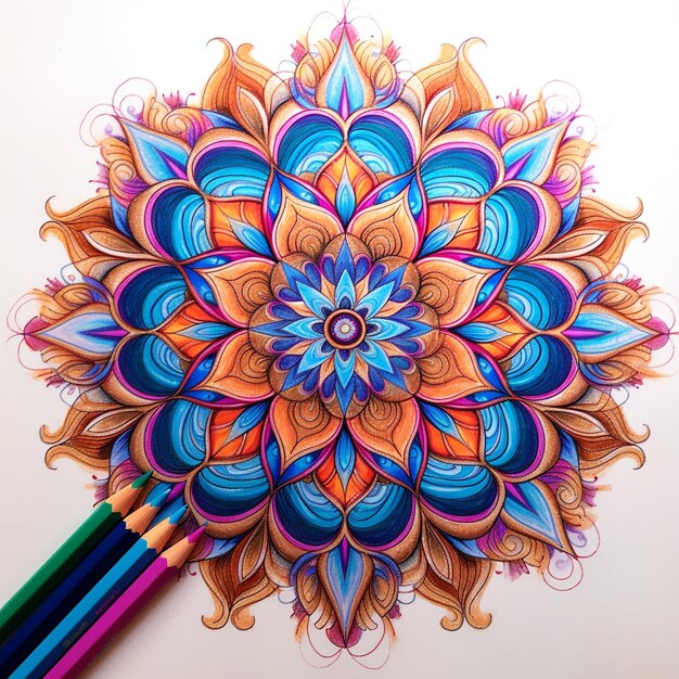 Foto ilustración de mandala