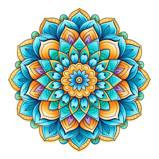 Ilustración de mandala