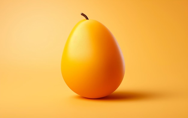 Una ilustración de un mango con un estilo minimalista Generativo Ai