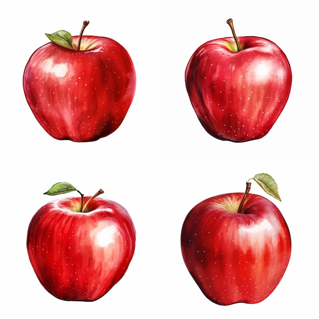 Ilustración de manzana