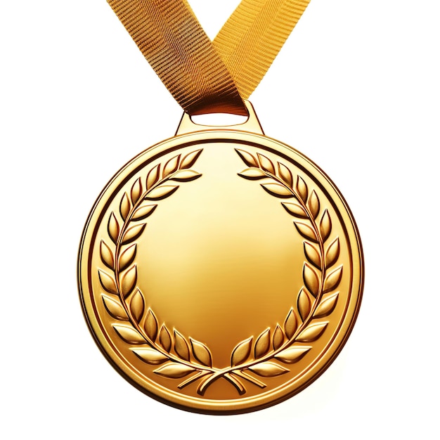 ilustración de medalla de oro