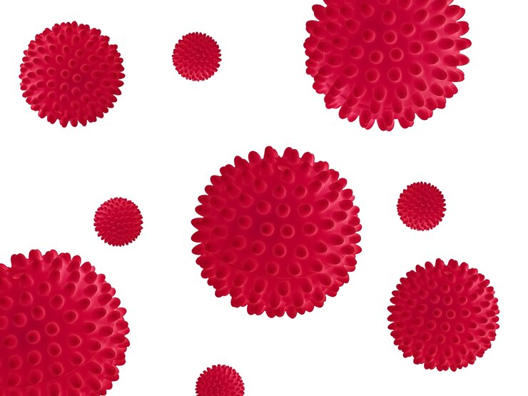 Foto ilustración médica de la infección por coronavirus enfermedad covid-19. nuevo nombre oficial para el virus coronavirus denominado covid-19 antecedentes de riesgo pandémico.