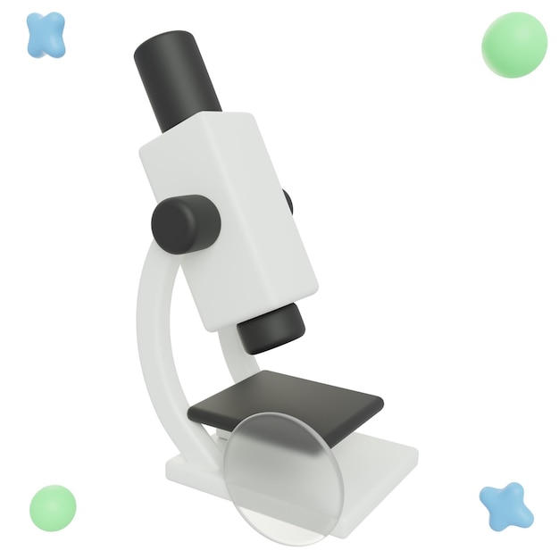 Ilustración del microscopio 3D