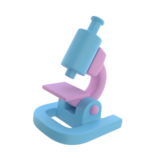 Ilustración del microscopio 3D