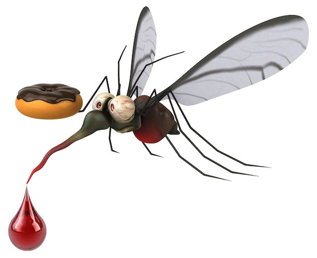 Ilustración de mosquito
