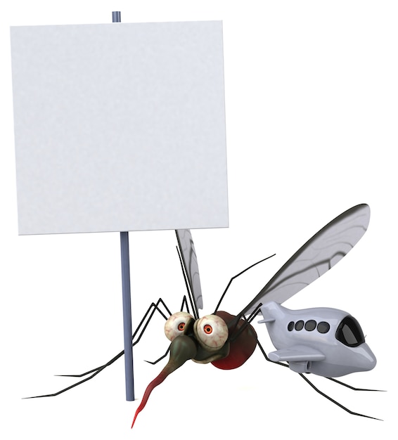 Ilustración de mosquito