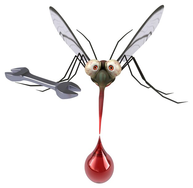 Ilustración de mosquito