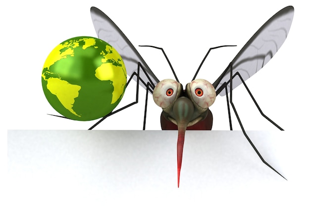 Ilustración de mosquito