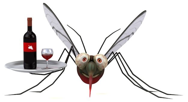 Ilustración de mosquito