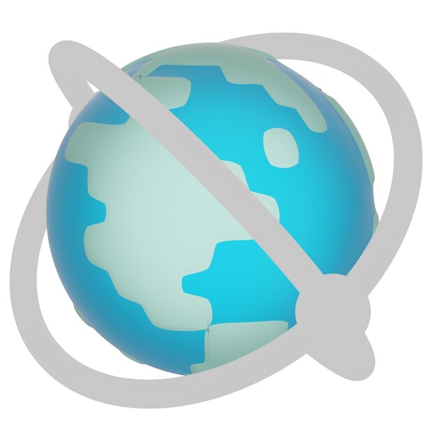 Ilustración del mundo virtual 3D