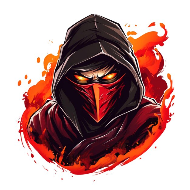 Ilustración de un ninja