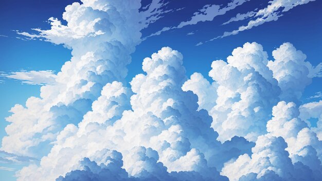 Ilustración de las nubes 6