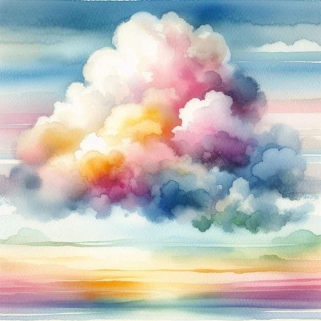 Ilustración de las nubes