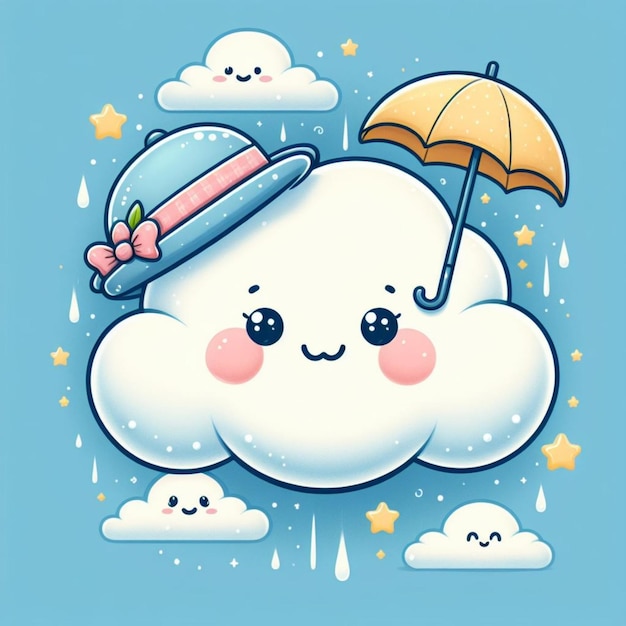 Ilustración de las nubes