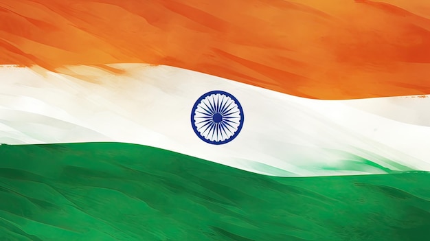 Ilustración original de la bandera de la India