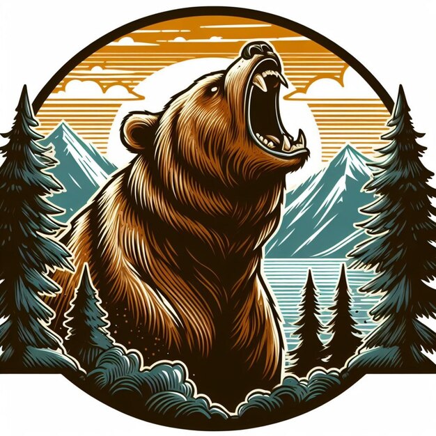 Ilustración del oso