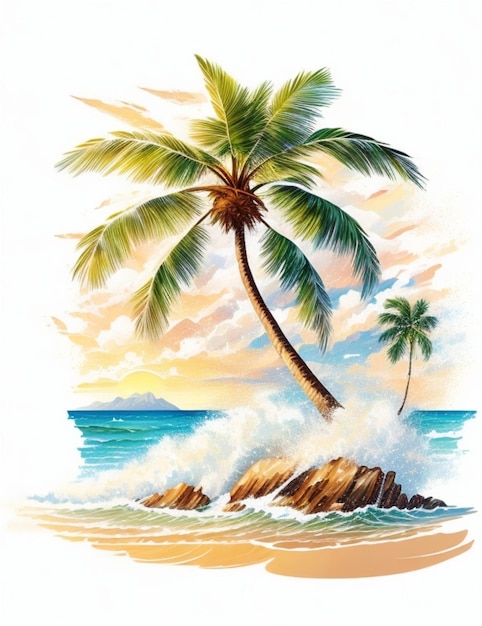 Foto ilustración de palmera