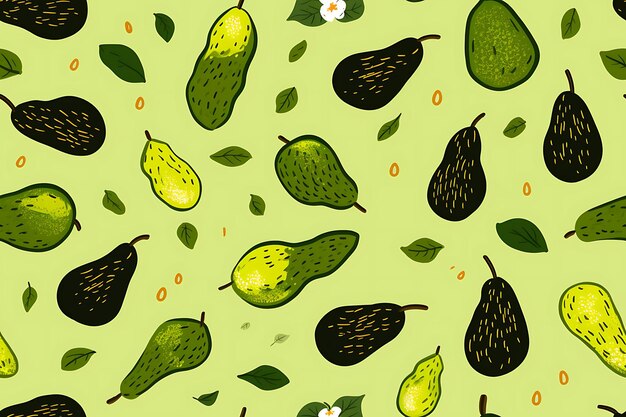 Ilustración del patrón de chayote