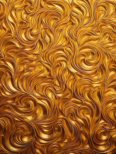 Foto ilustración de un patrón de oro fino detalle realista