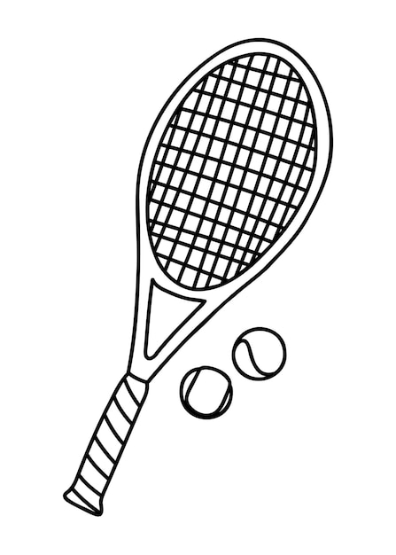 Ilustración de una pelota de raqueta de tenis de PNG con fondo transparente