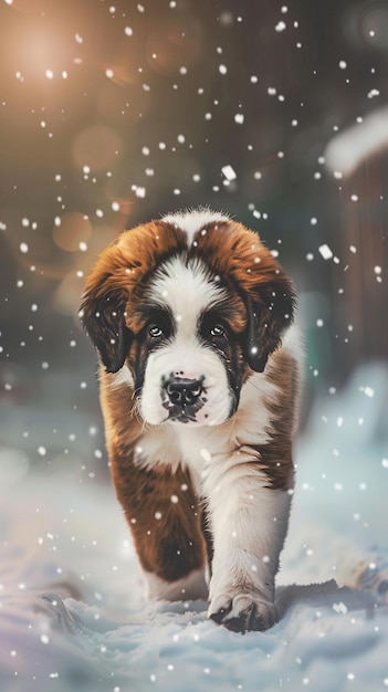 Ilustración de un perro cachorro para un libro para niños