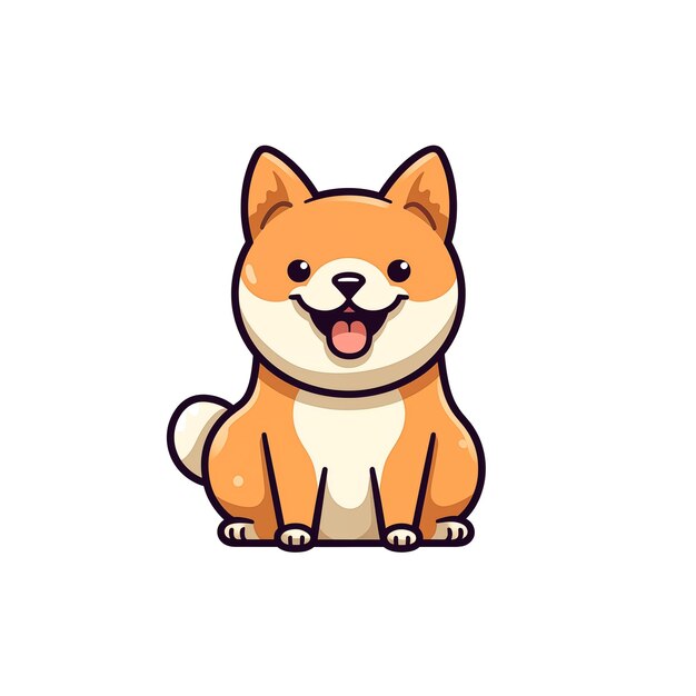 Foto ilustración de un perro shiba