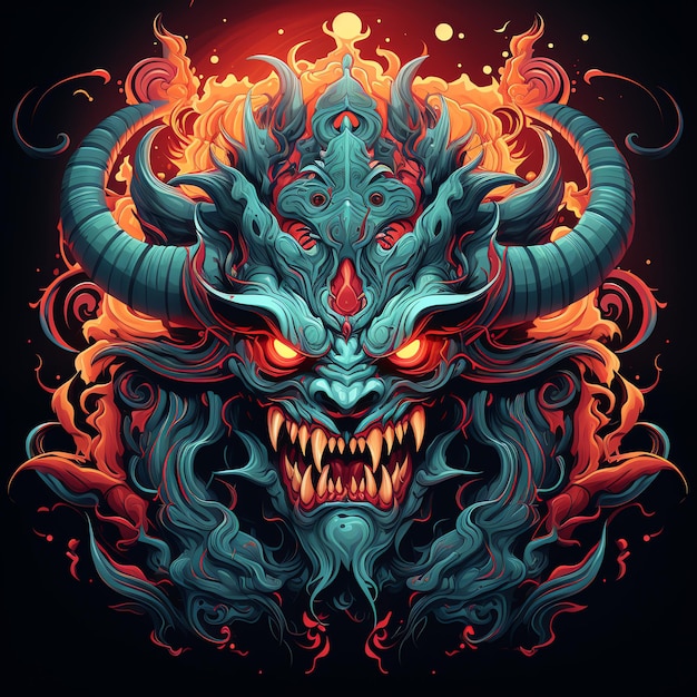 Ilustración del personaje del diablo