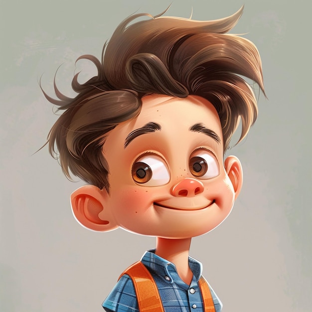 Ilustración de un personaje de dibujos animados