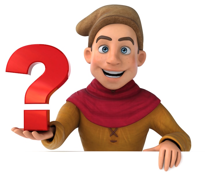 Foto ilustración de un personaje histórico medieval