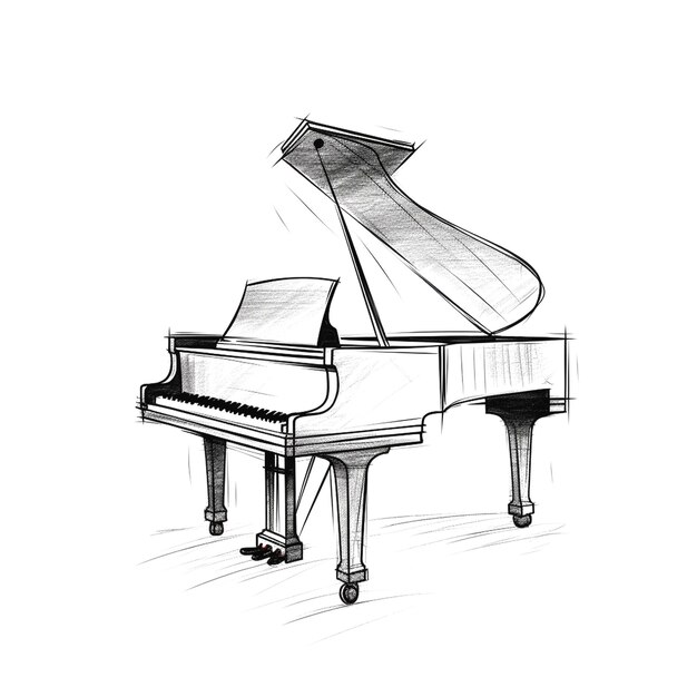 Ilustración del piano