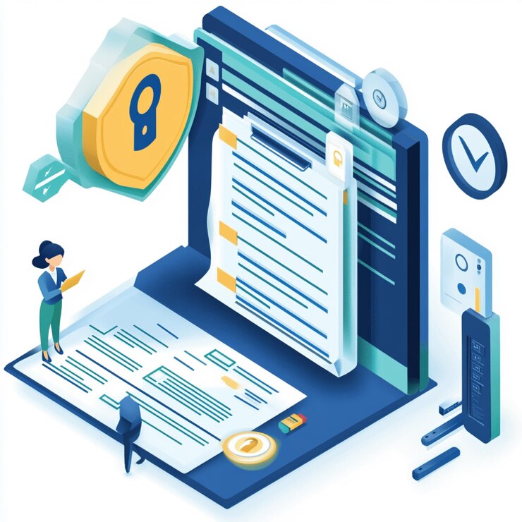 Foto ilustración de un plan de auditoría de seguridad con objetivos, alcance y metodologías