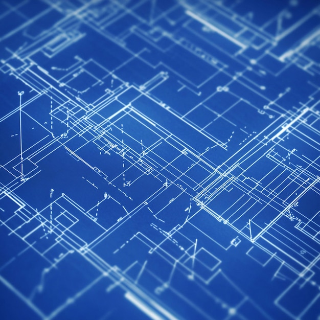 Ilustración de un plan de negocio de la industria de la tecnología de la construcción residencial moderna