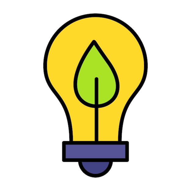 Ilustración plana de ahorro de energía