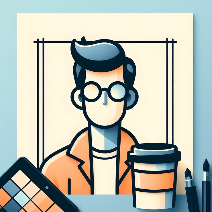 Foto ilustración plana profesional de un niño