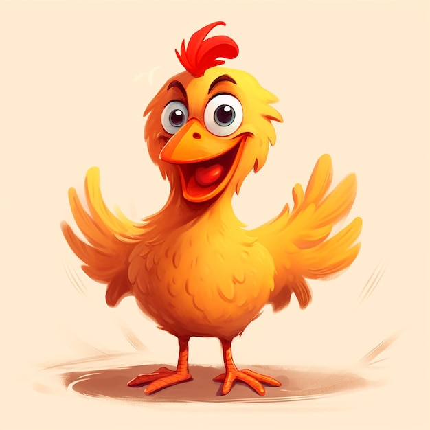 Ilustración de un pollo