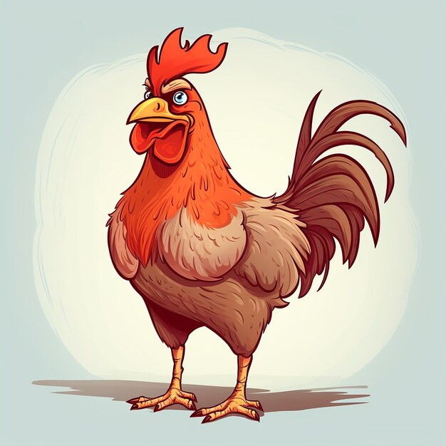 Ilustración de un pollo